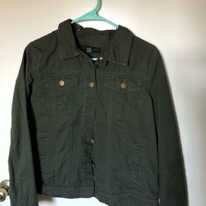 Army Green Jean Jacket